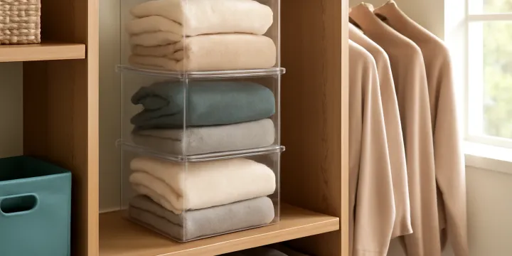 Best Clear Stackable Sweater Bins for Closet Shelves: What Actually Stays Reachable