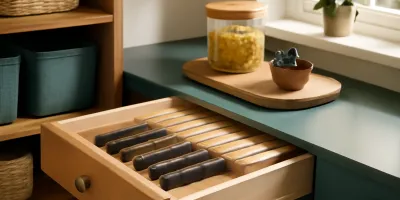 Best Knife Drawer Organizers for Small Kitchens: Safer Storage Without Counter Clutter