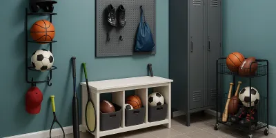 Best Mudroom Sports Gear Storage