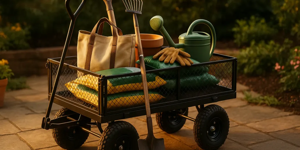 Best Outdoor Garden Storage Carts and Wagons 2026