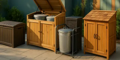 Best Outdoor Trash and Recycling Bin Storage