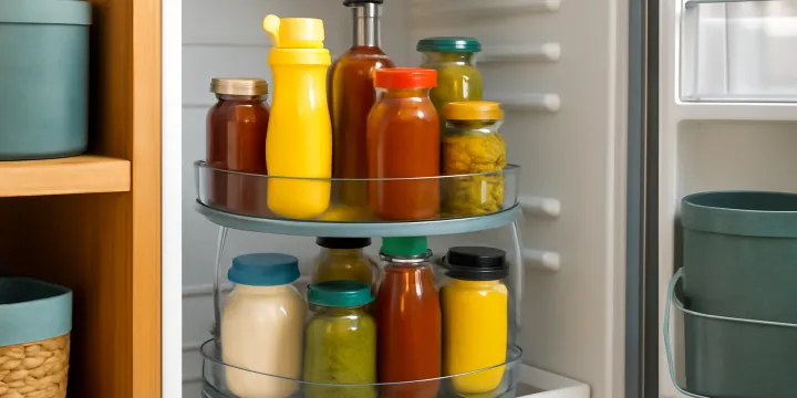 Best Refrigerator Lazy Susans for Condiments: Turntables That Stop the Back-Shelf Graveyard