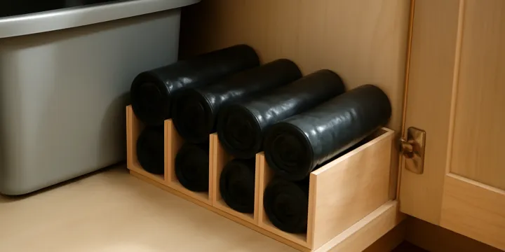 Best Trash Bag Organizers for Kitchen Cabinets and Pull-Out Drawers