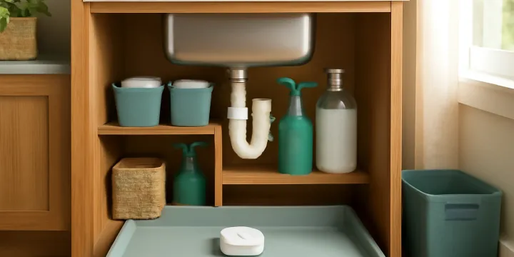 Best Under-Sink Leak Sensors and Cabinet Trays for Catching Small Plumbing Problems