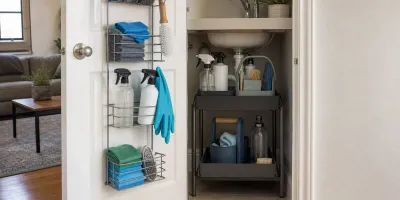 Best Vertical Cleaning Storage for a Small Apartment: Keep Supplies Reachable Without a Floor Pile