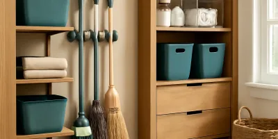 Best Wall-Mounted Broom Holders for Utility Closets: Stop the Handle Pile