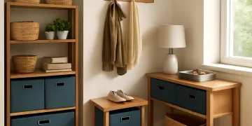 How to Build an Entryway Drop Zone in a Small Apartment