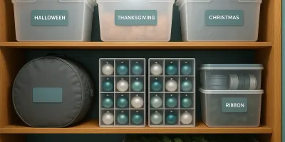 How to Organize Holiday Decorations