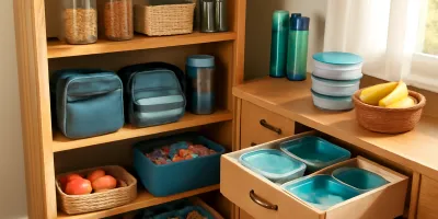 How to Organize School Lunch Supplies Without Morning Counter Clutter