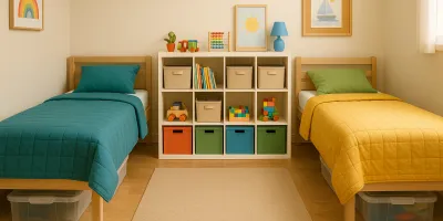 How to Organize a Shared Kids' Bedroom: A Step-by-Step Guide