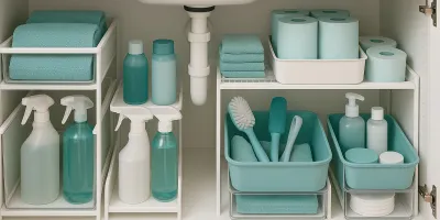 How to Organize Under the Bathroom Sink