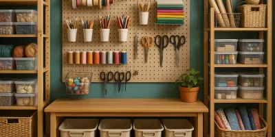 How to Set Up a Craft Room on a Budget