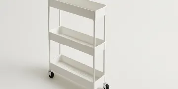 SimpleHouseware 3-Tier Slim Rolling Cart Review: A Flexible Fix for Narrow Storage Gaps