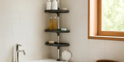 simplehuman Tension Shower Caddy Review: Worth It for Bottles, Razors, and Shared Bathrooms?