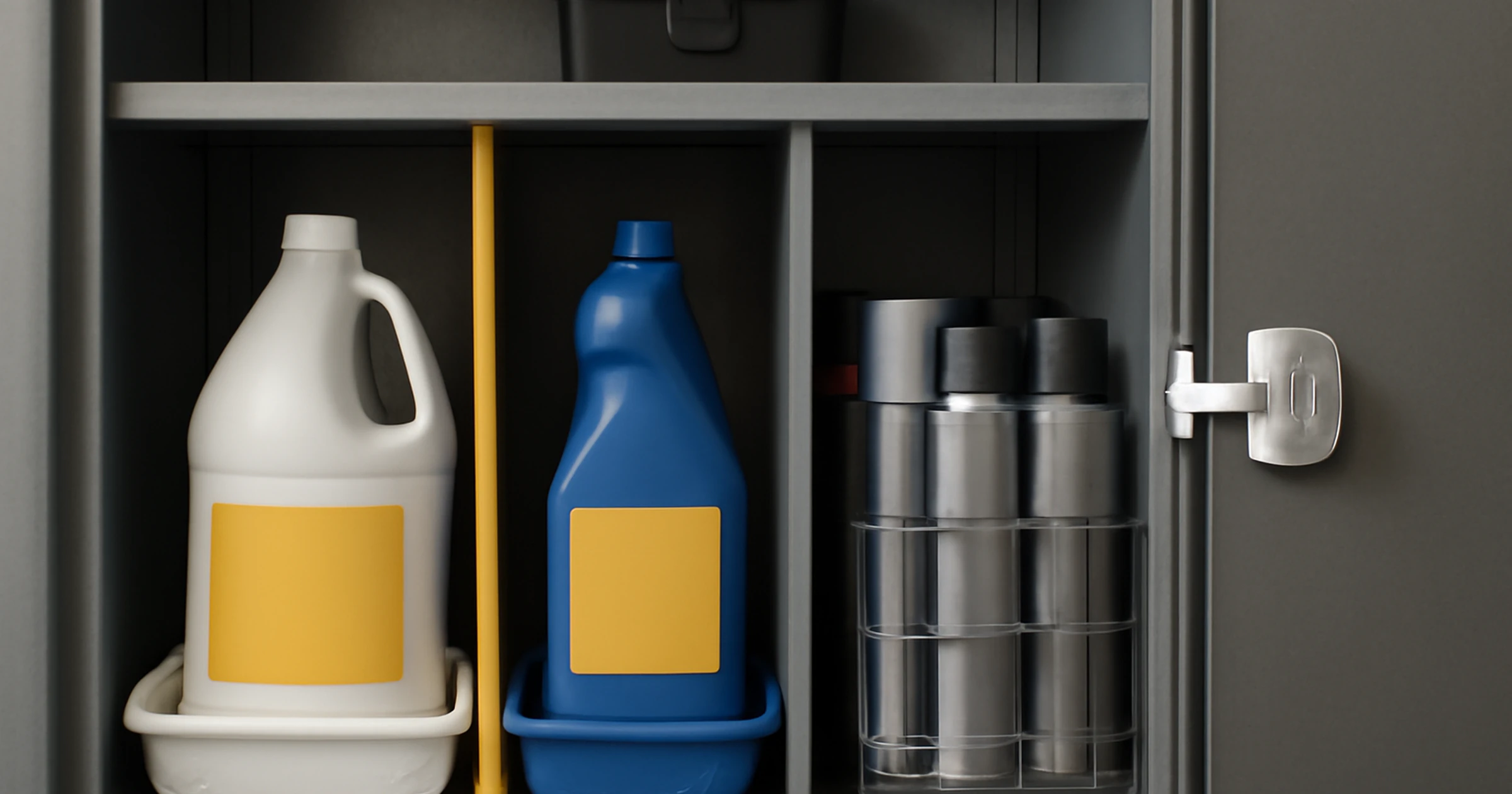 Separation Between Storage Utility Closet Chemical Separation Protocol for Safer Home Storage