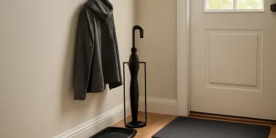 Wet Umbrella Drop Zone Protocol: Stop Entryway Puddles Without a Bigger Basket