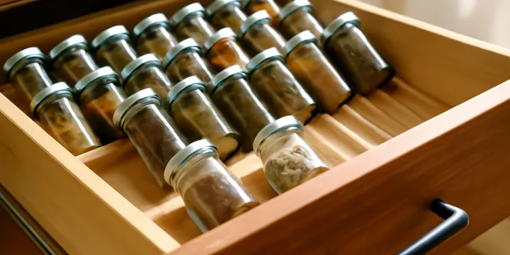 Why Spice Jars Tip Over in Drawers and How to Reset the Layout